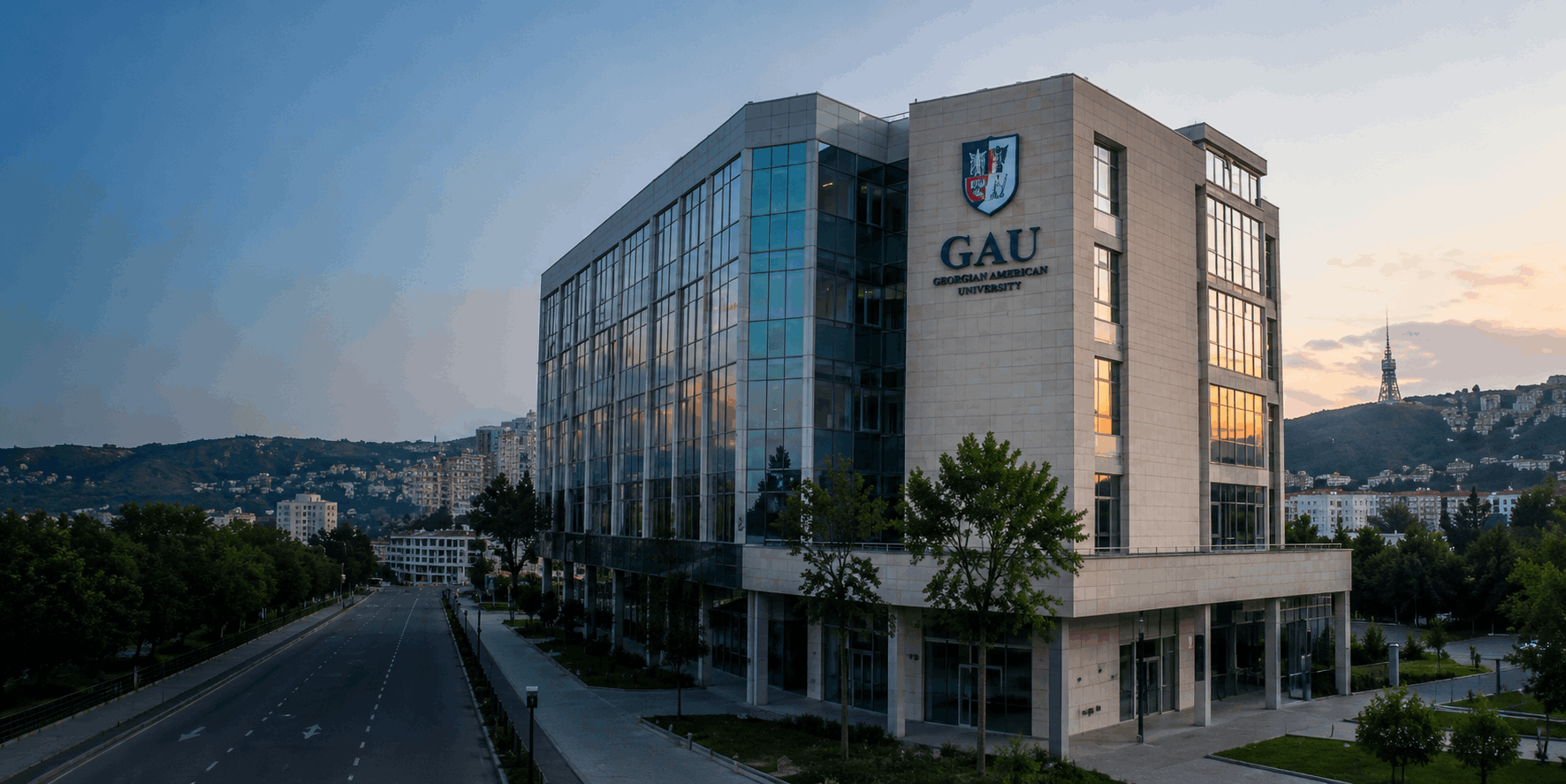Georgian American University campus banner